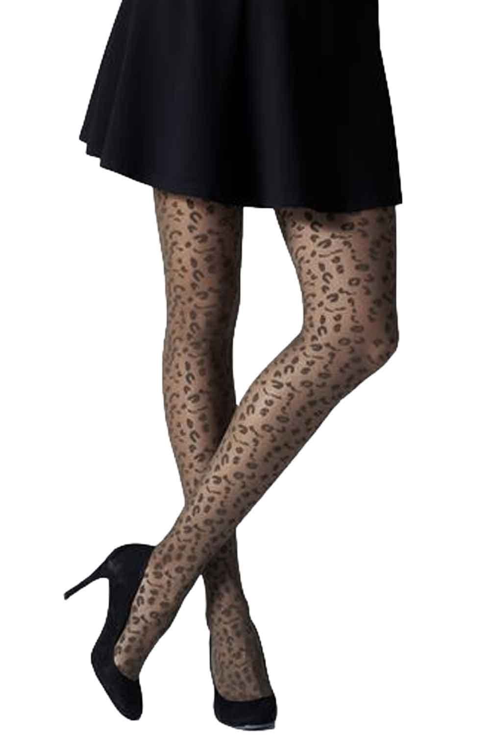 Leopard Mesh Tights 1819