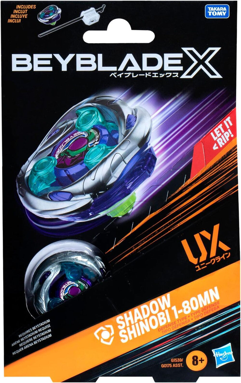 HASBRO Shinobi Shadow 1-80MN Beyblade X Starter