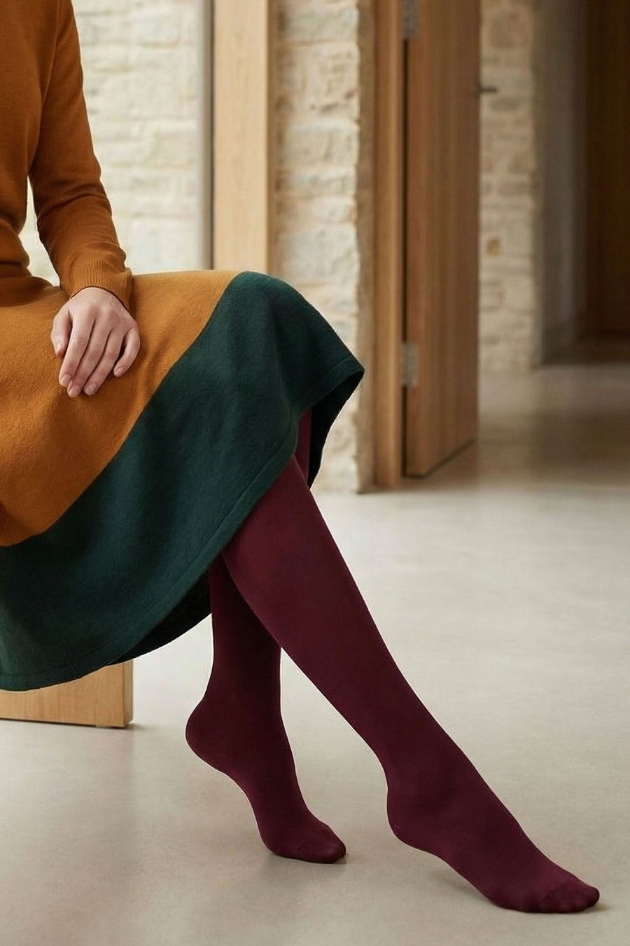 60 Denier Opaque Tights AWE9