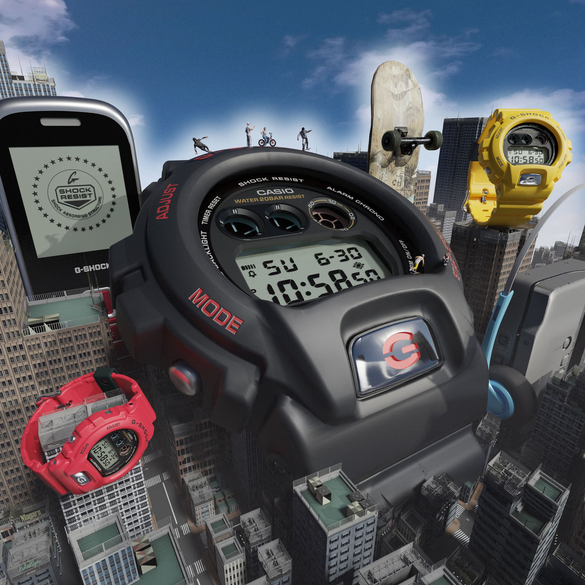 G-Shock DIGITAL DW6900TR-1