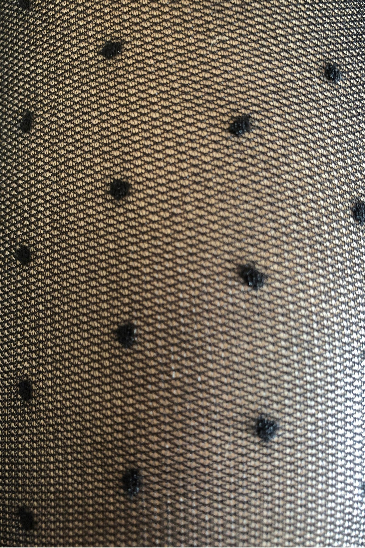 Dot on Fine Mesh Plus Size 1551