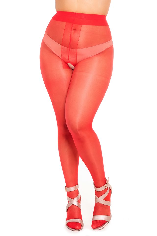 Ouvert 20 Open Crotch Tights 50129