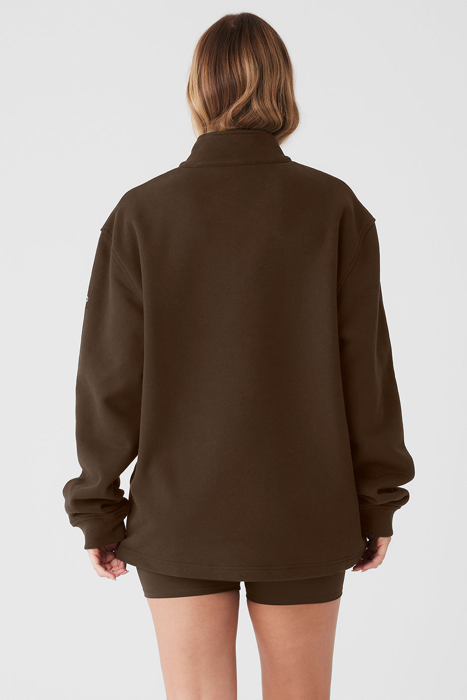 Renown Heavy Weight 1/4 Zip - Espresso