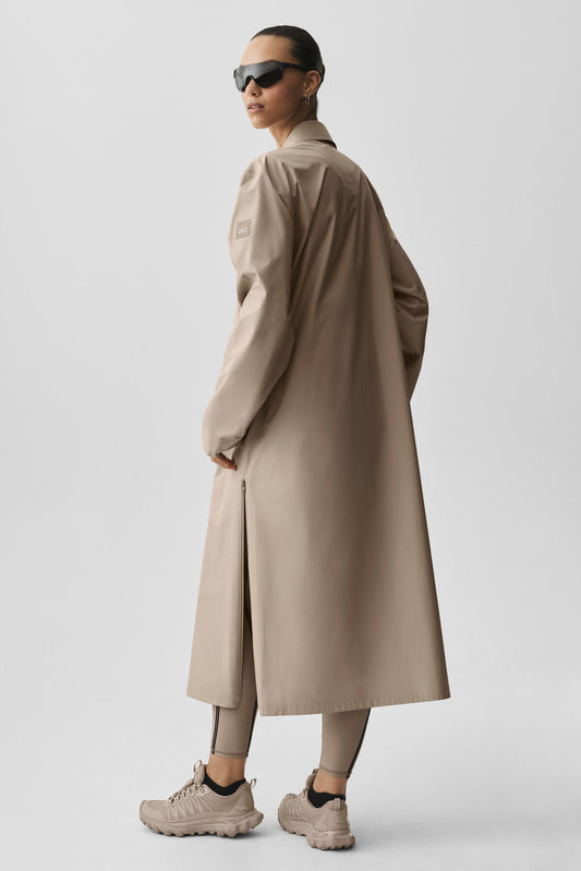 Alpha Shell Long Coat - Gravel