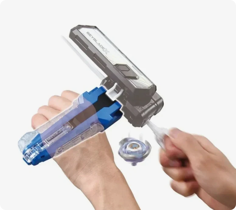 Takara Tomy Beyblade X BX-42 Rubber Custom Grip Blue Ver