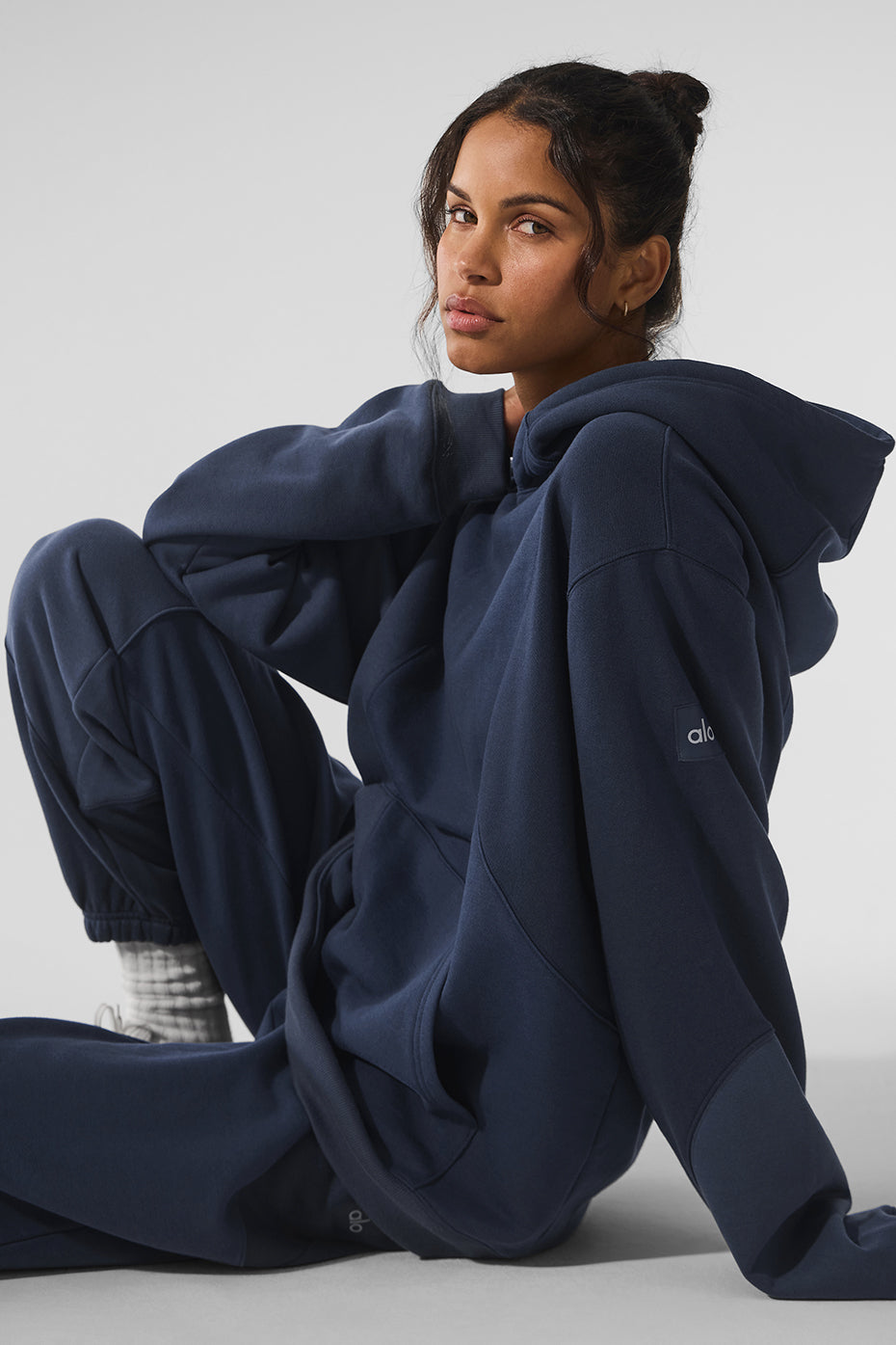 Make Waves Hoodie - Navy Tonal