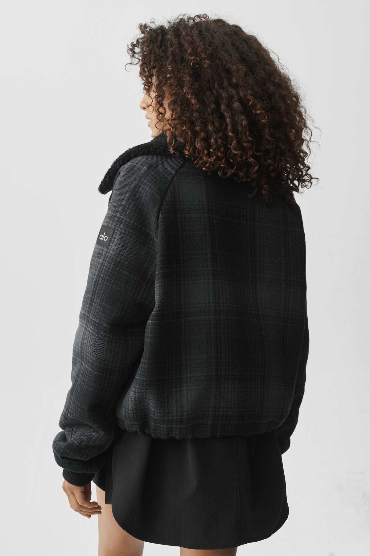 Plaid Alpine Meadow Jacket - Black Plaid