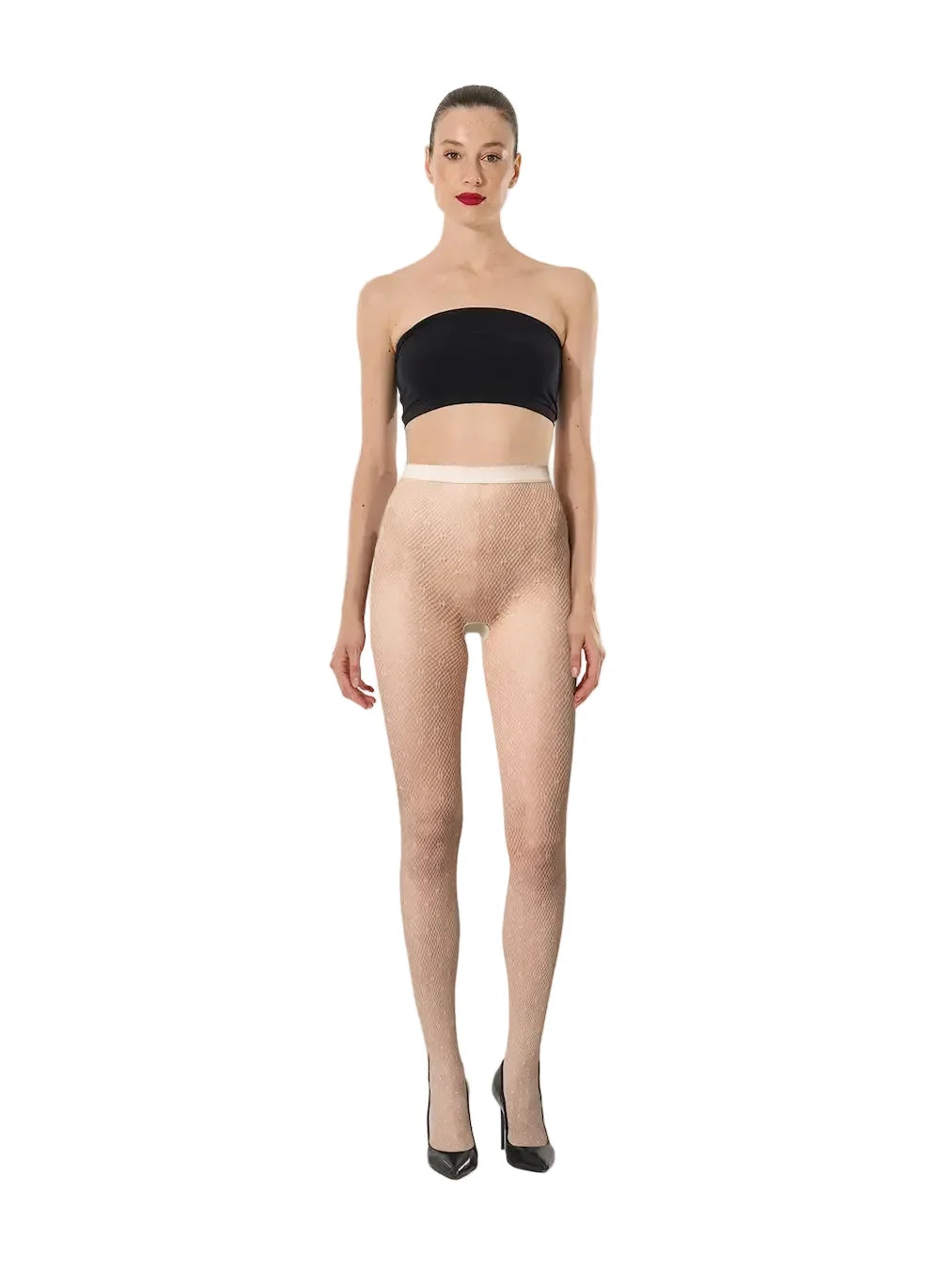 Dotted Net Tights 19488