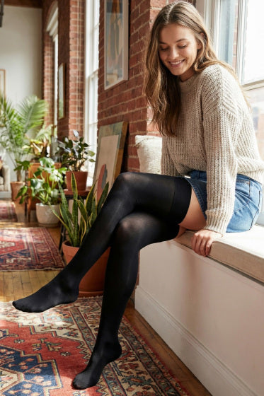 Seamless Opaque 80D Hold Ups ASL2